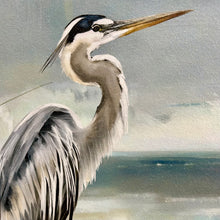 Load image into Gallery viewer, Right Moody Heron Giclee
