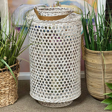 Load image into Gallery viewer, LG Washed Woven Lantern
