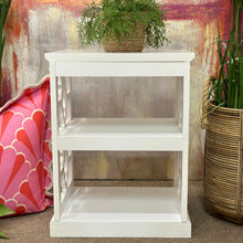 Load image into Gallery viewer, 2 Tier White Side Table
