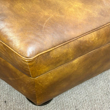 Load image into Gallery viewer, Century Leather Storage Ottoman

