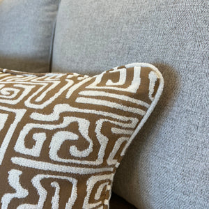 XL Gold & Ivory Lumbar Pillow