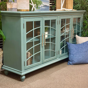 4DR Teal Sideboard