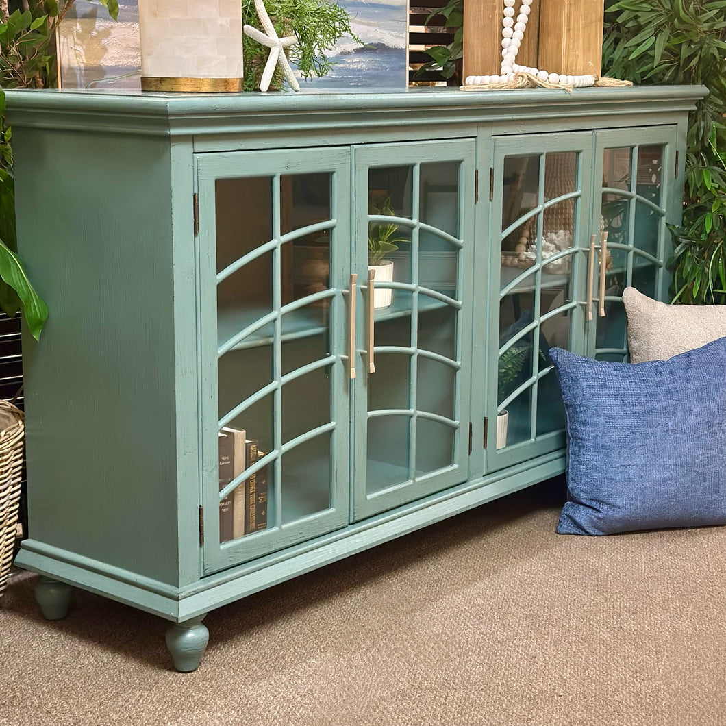 4DR Teal Sideboard