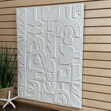 Load image into Gallery viewer, White Textures Abstract Art
