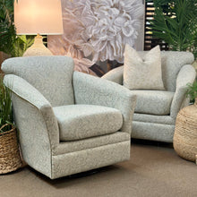 Load image into Gallery viewer, Pale Aqua Barrel Swivel Glider
