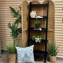Load image into Gallery viewer, Black Leaning Bookcase
