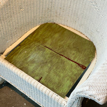 Load image into Gallery viewer, White Wicker Rocking Chair
