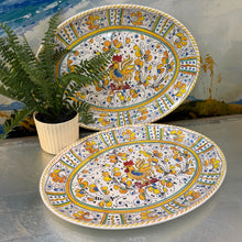 Load image into Gallery viewer, Set/20 Le Cadeaux Rooster Melamine Dishes
