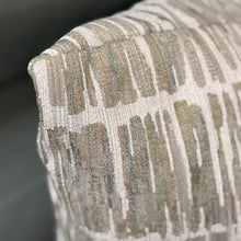 Load image into Gallery viewer, Taupe/Aqua Down Pillow
