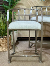 Load image into Gallery viewer, Set/2 Metal Counter Stools
