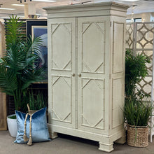 Load image into Gallery viewer, Faux Bamboo Armoire
