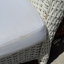Load image into Gallery viewer, White Wicker Chair
