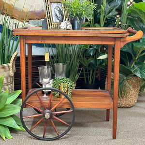 Tray Top Tea Cart