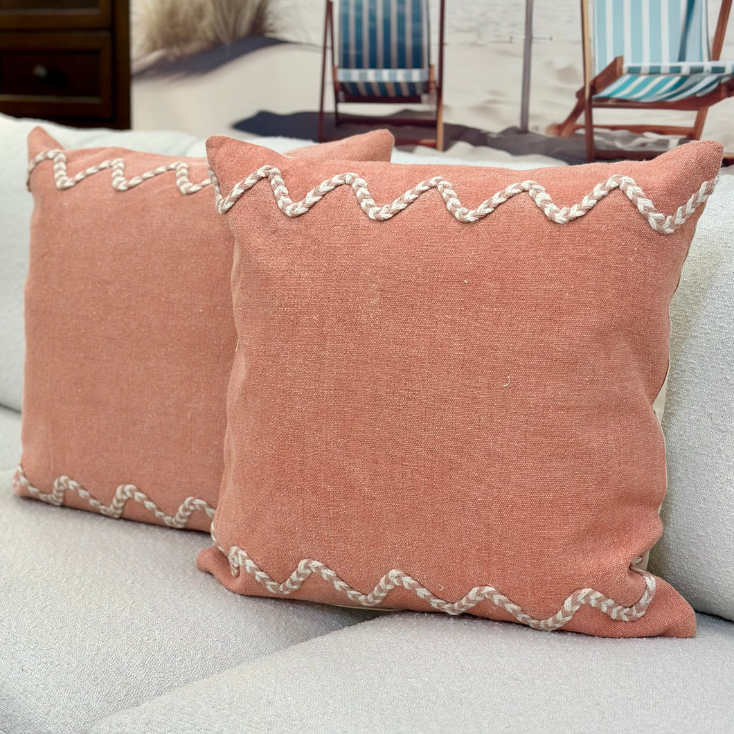 Pink Canvas Pillow