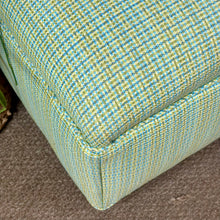 Load image into Gallery viewer, SM Blue/Green Ottoman
