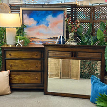 Load image into Gallery viewer, Wooden 6DRW Dresser w/ Mirror
