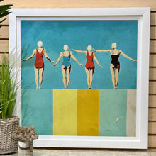 Load image into Gallery viewer, Pool Ladies Giclee Art
