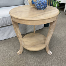 Load image into Gallery viewer, Round Natural Side Table
