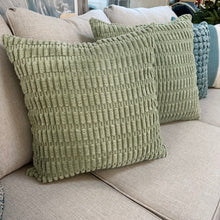 Load image into Gallery viewer, Light Green Textured Pillow
