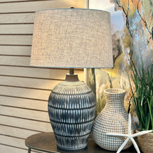 Load image into Gallery viewer, Grey Dimpled Lamp
