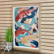 Load image into Gallery viewer, Koi Fish II Giclee Art
