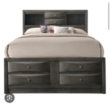 Load image into Gallery viewer, Crown Mark King &#39;Emily&#39; Storage Bed
