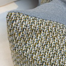Load image into Gallery viewer, Blue/Green Tweed Down Pillow
