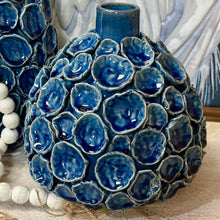 Load image into Gallery viewer, Short Blue Bloom Vase

