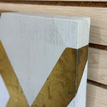 Load image into Gallery viewer, White/Gold Art

