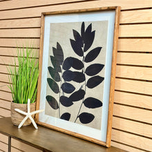 Load image into Gallery viewer, Bamboo Framed Leaf Print II
