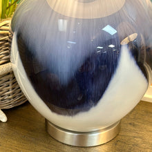 Load image into Gallery viewer, Blue &amp; White Glass Lamp
