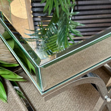 Load image into Gallery viewer, Mirrored Chrome Side Table
