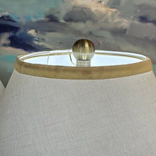 Load image into Gallery viewer, Taupe Marble-Look Lamp
