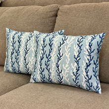 Load image into Gallery viewer, Blue Coral Designer Lumbar
