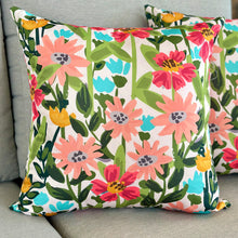 Load image into Gallery viewer, Floral Outdoor Pillow
