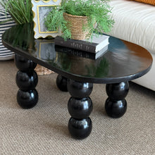 Load image into Gallery viewer, Oval Black Orb Coffee Table

