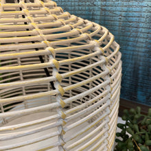 Load image into Gallery viewer, White-Washed Rattan Table Lamp
