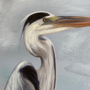Right Facing Egret On Dune