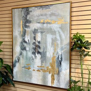 Grey/Gold Abstract