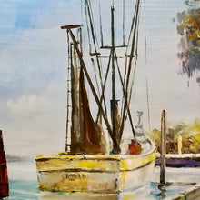 Load image into Gallery viewer, 'Dockside Shrimp Boat' Giclee Art
