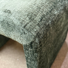 Load image into Gallery viewer, Green Upholstered Bench
