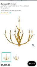 Load image into Gallery viewer, Currey &amp; Co &#39;Menefee&#39; Chandelier
