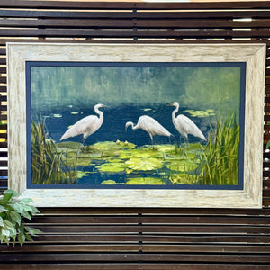 'Night Egrets' Giclee