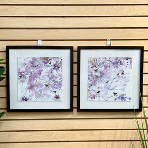 Framed Lavender Flower Art I