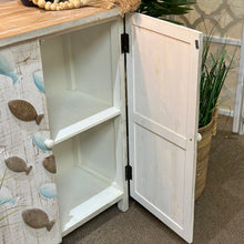 Load image into Gallery viewer, 2DR Distressed Fish Cabinet
