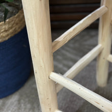 Load image into Gallery viewer, Set/2 Woven Leather Counter Stools

