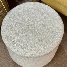 Load image into Gallery viewer, Aqua/Grey Storage Ottoman
