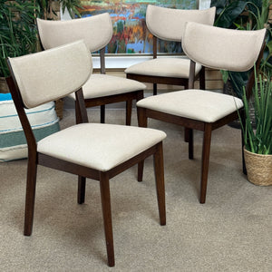 Mocha Mid-Mod Dining Chair