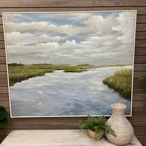 Marsh Giclee w/ Off-White Frame