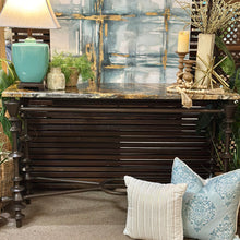 Load image into Gallery viewer, Wrought Iron Granite Console
